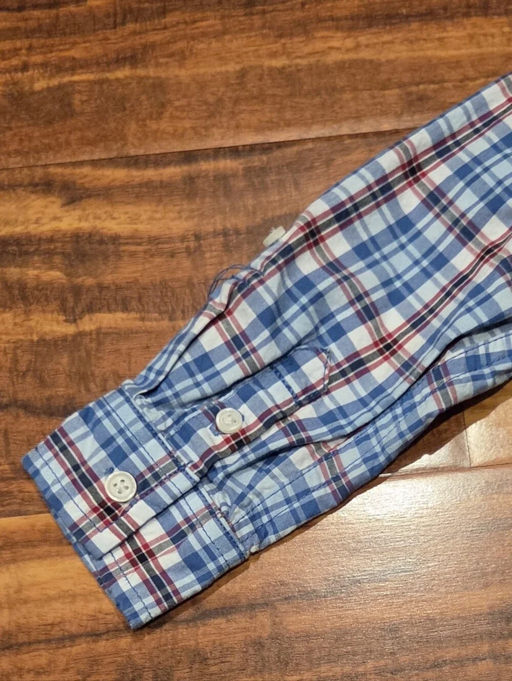 Gymboree NWT/EUC 18-24 Red/Blue Plaid Button Down Shirt, Jeans & Airplane Shoes